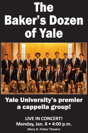 From the court of the Capital One Arena in Washington, D.C., to the foothills of Hollywood, and from Yale's frigid northeast campus to sunny Key West and down the West Coast, The Baker’s Dozen have brought their music, comedy, and infectious camaraderie to all types of audiences and venues.