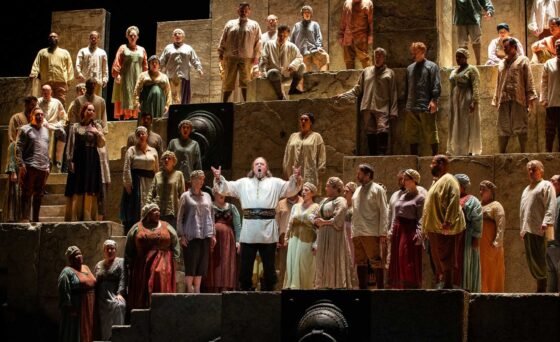 Met Live Opera ‘Nabucco’ premieres Jan. 6 and 10 Ancient Babylon comes to life in a classic Met staging of biblical proportions with “Nabucco”. Baritone George Gagnidze makes his Met role debut as the imperious king Nabucco, alongside Ukrainian soprano Liudmyla Monastyrska reprising her thrilling turn as his vengeful daughter Abigaille.