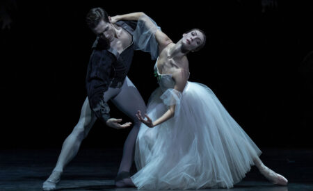 The ultimate romantic ballet, “Giselle” is performed by former Bolshoi Ballet principals Olga Smirnova and Jacopo Tissi, who fled Russia and joined the Dutch National Ballet, where this production was filmed.