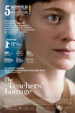 An idealistic middle school teacher who advocates for a student accused of stealing becomes embroiled in conflict when she becomes the target of a theft herself in “The Teacher’s Lounge”.