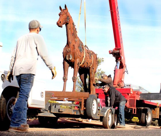 City acquires art for Ranger Station Park Photo by Rick Dembow