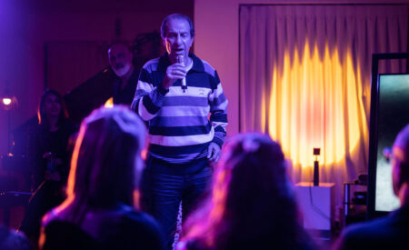 Sedona Film Fest presents ‘Karaoke’ premiere March 29-April 4 A long-married couple living in an upscale Tel Aviv highrise becomes obsessed with their new, charismatic neighbor and his karaoke parties in “Karaoke”.