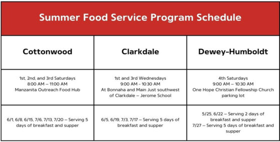 20240518 Summer Food Schedule