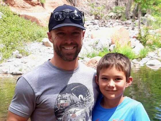 Rotary Club of Sedona Village Awards $4,280 in Summer Camp Scholarships to Local Families Sedona dad, Derek Bond, and son Daymon are smiling because they won a summer camp scholarship to Science Vortex Extreme STEAM - sponsored by the Rotary Club of Sedona Village