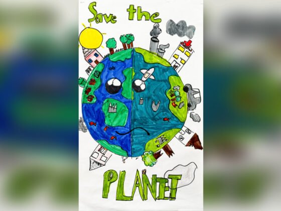 City and West Sedona School students collaborate on climate action artwork challenge Fifth grade (sustainability): Jaylah Maldonado