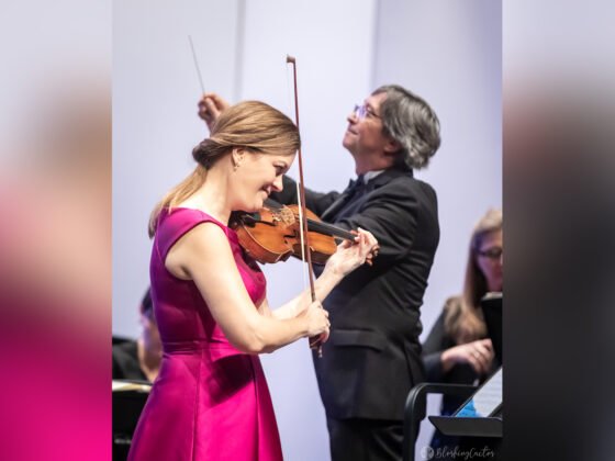 Arizona Philharmonic Kicks Off 7th Season with “Passion, Peace and Power” Violinist Dr. Katherine McLin and Maestro Peter Bay kick off Arizona Philharmonic's Season 7 with Passion, Peace and Power. Photo credit: Blushing Cactus Photography.