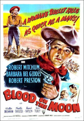“Blood on the Moon” — a noir Western released in 1948 — stars Robert Mitchum, Barbara Bel Geddes and Robert Preston. While some of the film was shot in California, there are plenty of beautiful shots of Red Rock Crossing and Cathedral Rock.