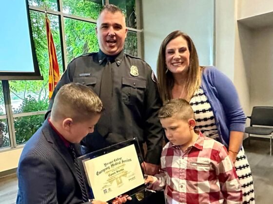 Paramedic Graduate Garrett Stretton & Family.