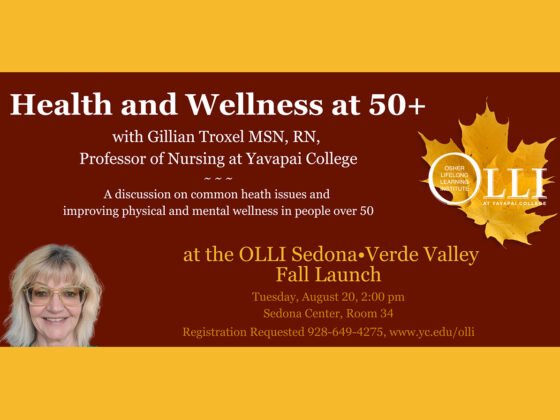 Free Health Discussion Highlights OLLI’s Fall Launch 20240808 GillianTroxelTalk