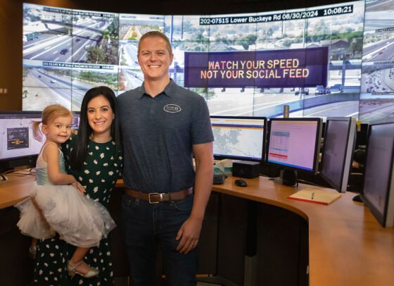 Winners of ADOT’s 2024 Safety Message Contest revealed 2024 Safety Message Contest Winner David Dixon and family