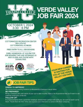 20240920 Verde Valley Job Fair 2024 flyer