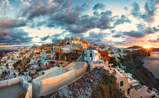 Sunrise in Santorini by Scott Stulberg