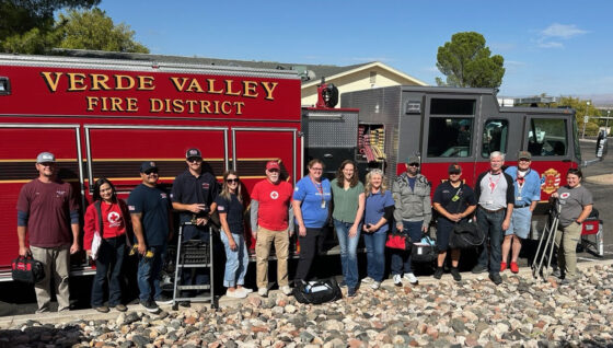 Sound The Alarm Event at Verde Valley Manor Volunteers from American Red Cross Arizona, Verde Valley Fire District and Manor Employees gather at the Manor to launch this incredible event.