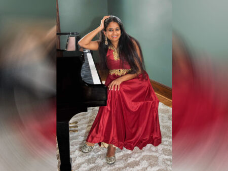 Film Festival presents ‘Charu Suri: A Sonic Journey Through India’ Nov. 7 Join multi award-winning pianist and composer, Charu Suri, in a unique concert featuring her signature "raga jazz" style blending Indian ragas and jazz, featuring Peter Sterling on harp and Joe Lastie from Preservation Hall on drums.