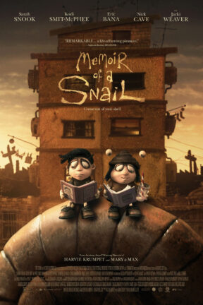 From Academy Award-winning animation writer and director Adam Elliot, “Memoir of a Snail” is a poignant, heartfelt, hilarious chronicle of the life of an outsider finding her confidence and silver linings amongst the clutter of everyday life.