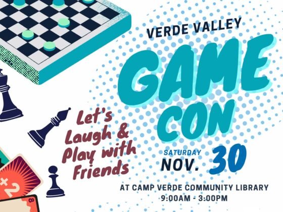 Verde Valley GameCon returns to Camp Verde Community Library 20241108 GameConFlier 2024 FI