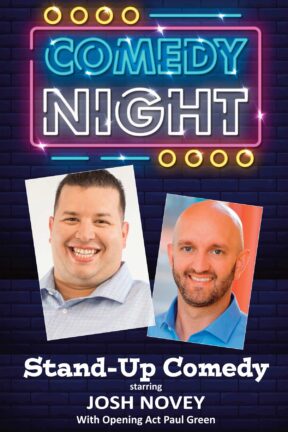 The Sedona International Film Festival is proud to present Stand-Up Comedy Night live onstage at the Mary D. Fisher Theatre on Sunday, Dec. 1, featuring headliner Josh Novey with special guest Paul Green.