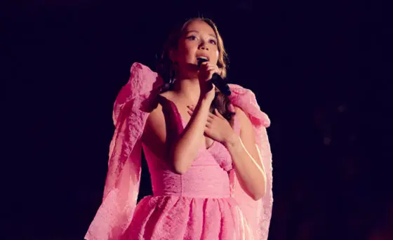 “Laufey’s A Night at the Symphony: Hollywood Bowl” was filmed in Laufey’s adopted hometown of Los Angeles. Directed by Sam Wrench (Taylor Swift | The Eras Tour), Laufey takes the audience on a spell-binding sonic journey under the stars, performing alongside the legendary Los Angeles Philharmonic.