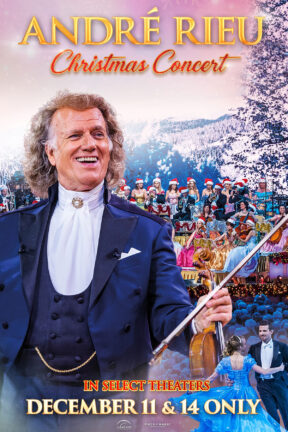 Celebrate the holiday season with André Rieu’s dazzling Christmas Concert exclusively in theaters! This magical event embodies the festive spirit of Christmas, bringing joy, warmth, and sparkle to the big screen.