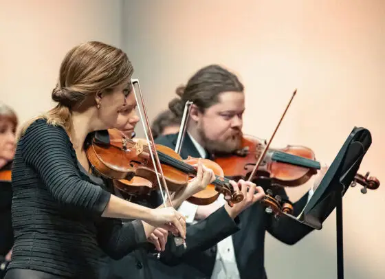 Arizona Philharmonic presents Eight by Four, with eight of its finest string musicians, Sunday, February 2, 3:00 pm. Tickets at AZ Phil.org. Photo courtesy Blushing Cactus Photography.