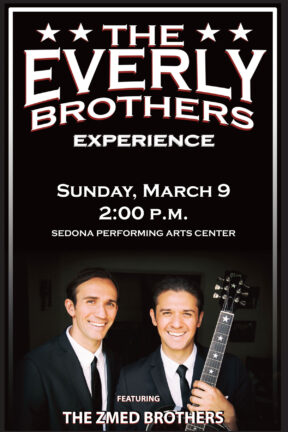 The Zmed Brothers and The Bird Dogs Band bring a genuine and youthful Everly Brothers Experience to the stage. Zachary and Dylan Zmed celebrate the genetic intimacy so ever present in the harmonies created by Don and Phil Everly.