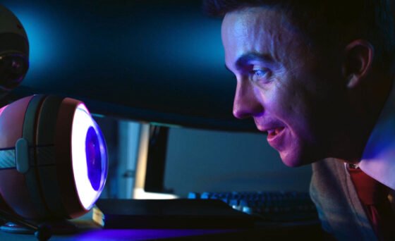 A computer genius invents an A.I life coach to help him find love, but realizes too late he accidentally programmed his manipulative mother into the code in “Renner”.