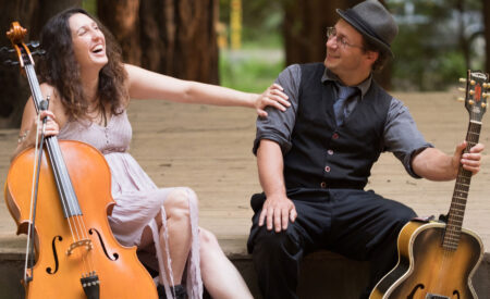 From Iceland to Italy, and all over the U.S., San Francisco-based band Dirty Cello brings the world a high energy and unique spin on blues, rock, and Americana. Led by vivacious cross-over cellist, Rebecca Roudman, Dirty Cello is cello like you’ve never heard before.