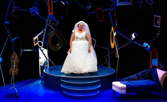 Stuck in a wedding dress changing room, a middle-aged woman (Sarah Shippobotham) questions her life choices and what it really means to be a woman. “Can I Say Yes to That Dress? — the hilarious and touching one-person tour de force — asks what happens if you feel like you don't fit into the socially accepted norms of femininity and femaleness.