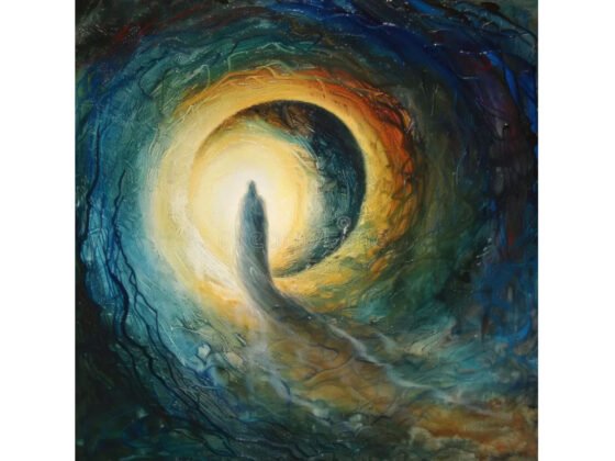 Image: Dreamstime, Mystical Figure Emerges symbolizing the resurrection