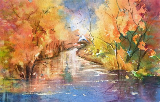 City celebrates 30 years of creativity with Northern Arizona Watercolor Society art exhibit Taking Flight by Cathy Stedman