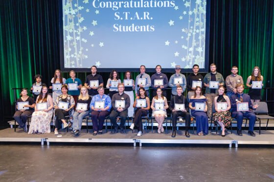 Evening of STARS event honors YC’s Best and Brightest Group photo of Evening of STARS honorees from the Prescott and Verde Valley Campuses