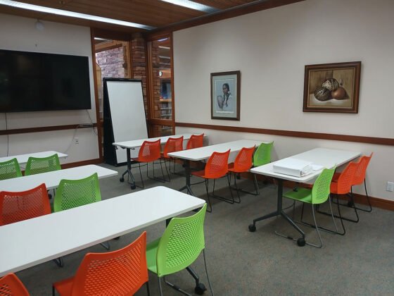 A view of the private room that Verde Valley Sanctuary advocates use to host their monthly Educational Support Groups at Community Library Sedona
