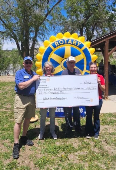 Rotary Club of Sedona Village Presents $15,000 Check at V A Hospital Veterans Picnic 20250517 120544 edited edited edited