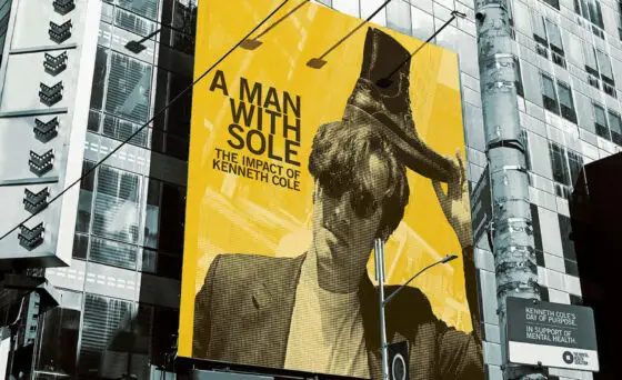 A Man with Sole billboard