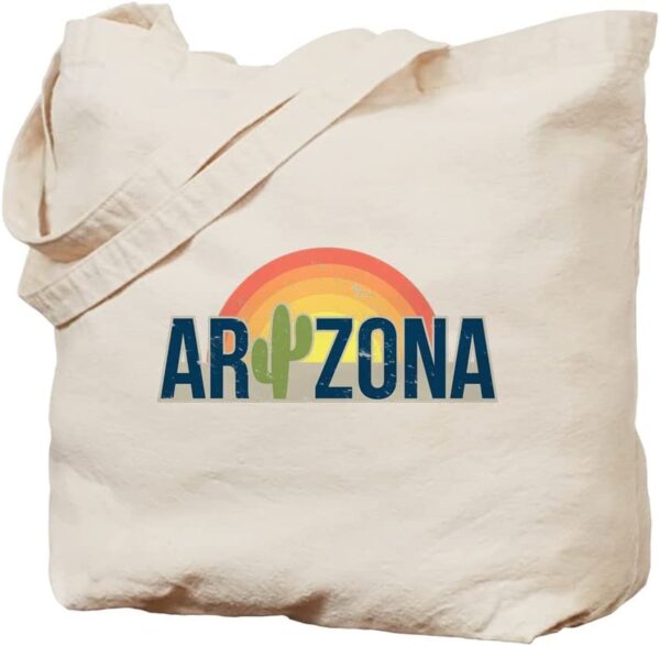 Arizona Tote Bag Natural Canvas Tote Bag