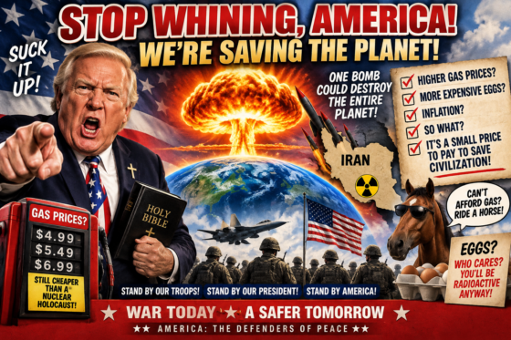 Stop Whining, America Stop Whining, America