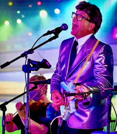 David K performing tribute show at the Sedona International Film Festival