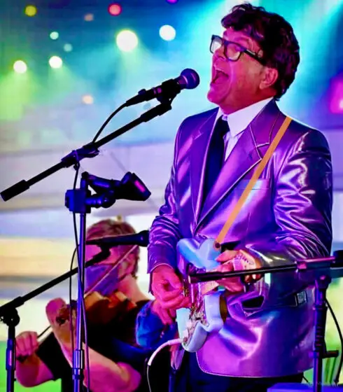David K performing tribute show at the Sedona International Film Festival