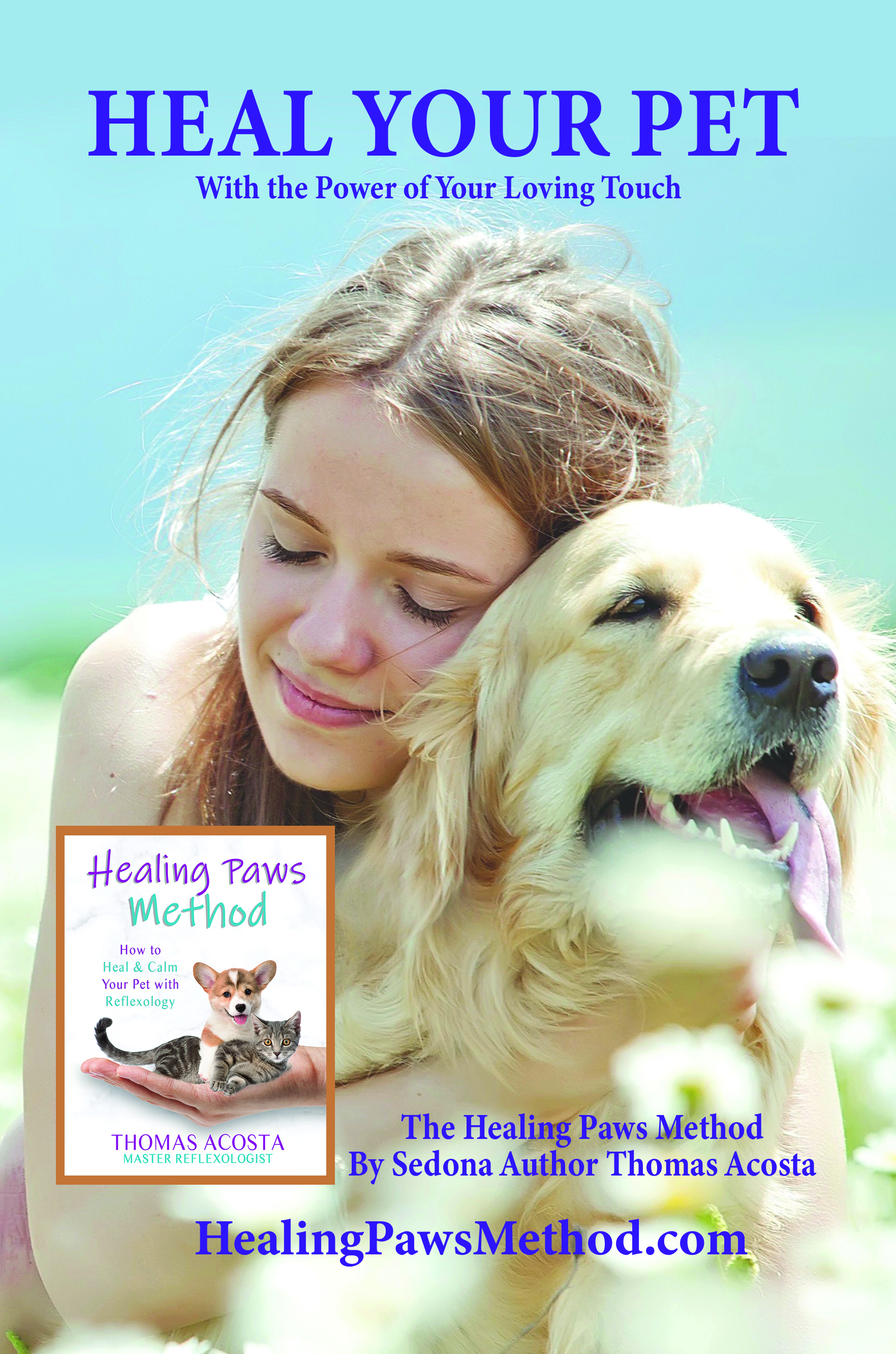 Healing Paws with book copy