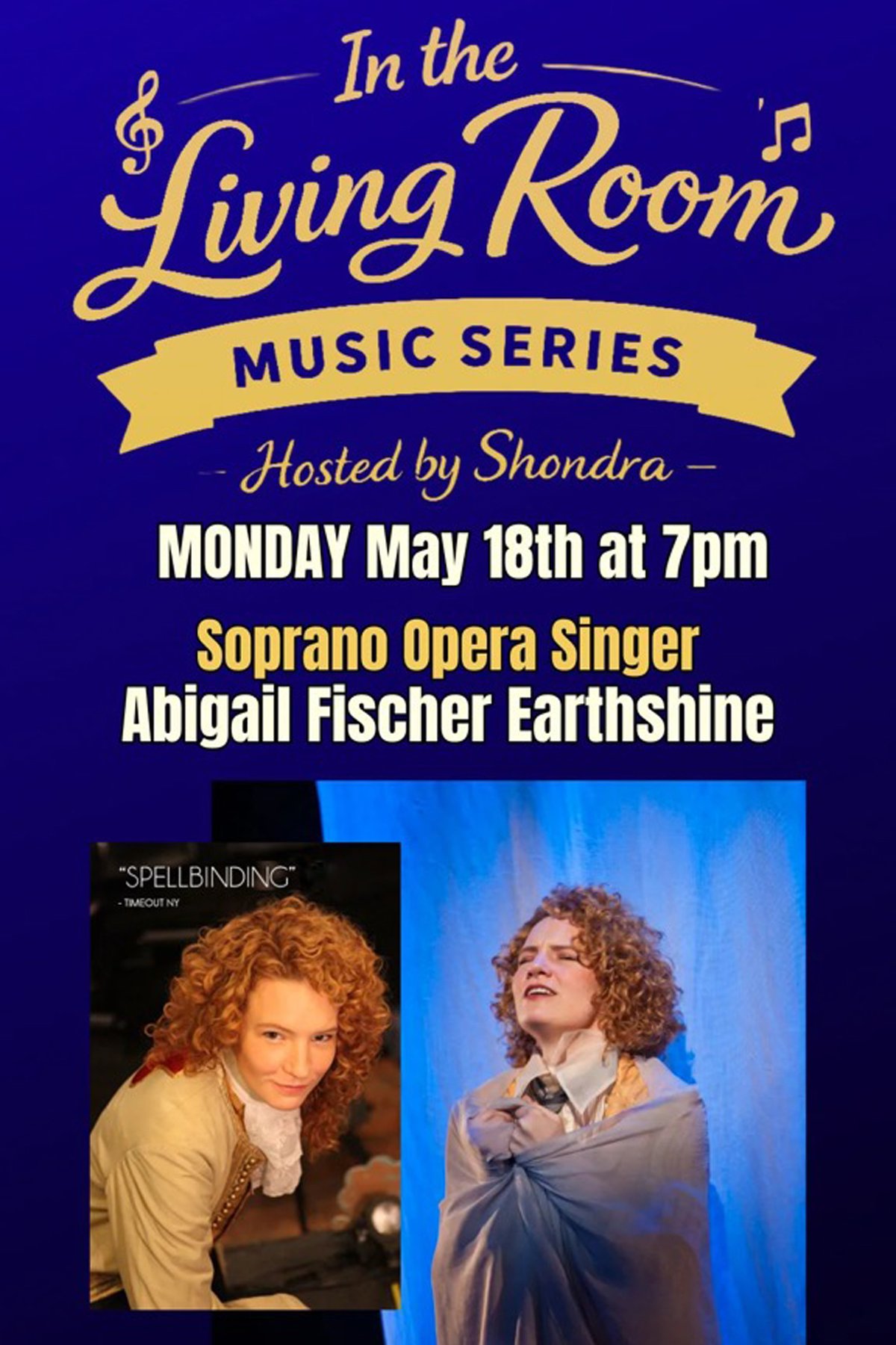 'In the Living Room Music Series' Explores the Transformational Artistry of Opera Star and Healer Abigail Earthshine on Ma...