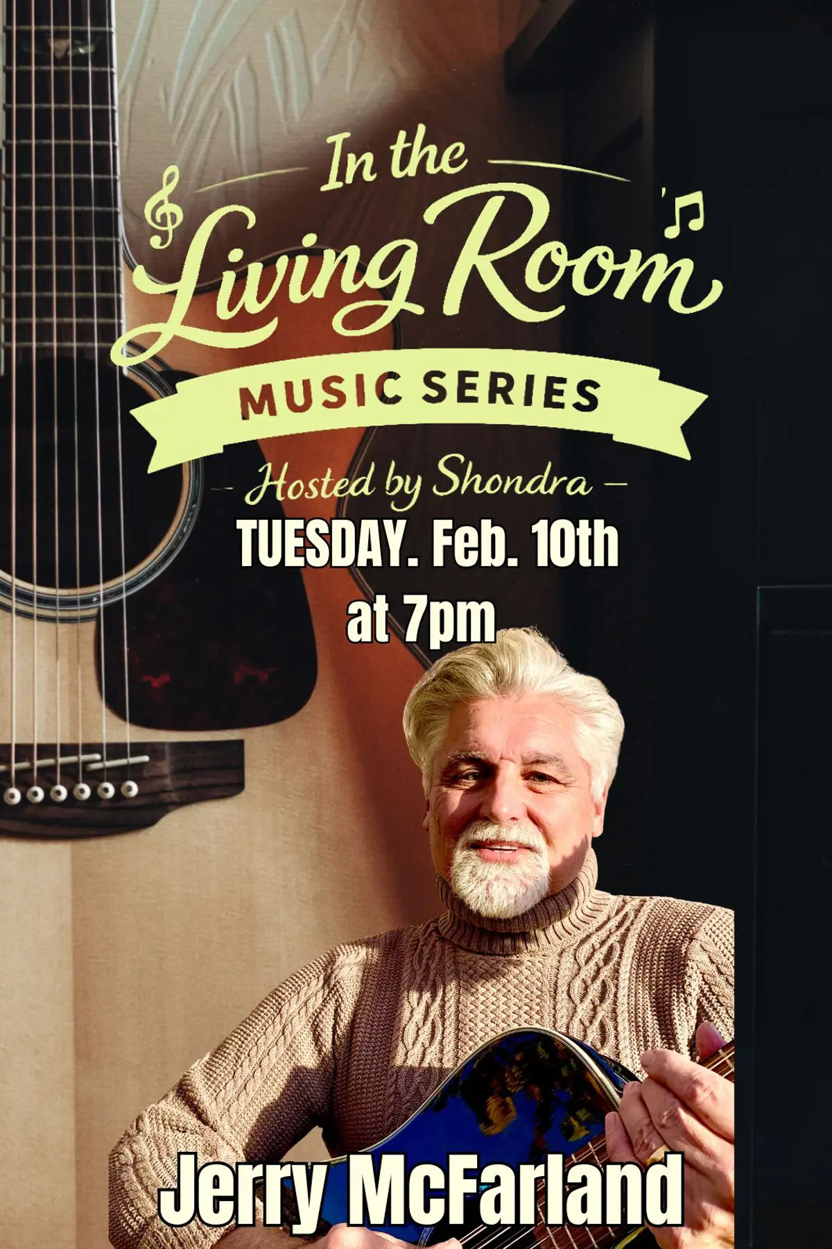 In the Living Room wJerry McFarland poster