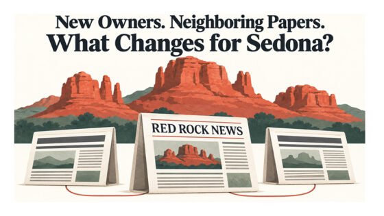 New Owners. Neighboring Papers. What Changes for Sedona? New Owners. Neighboring Papers. What Changes for Sedona?