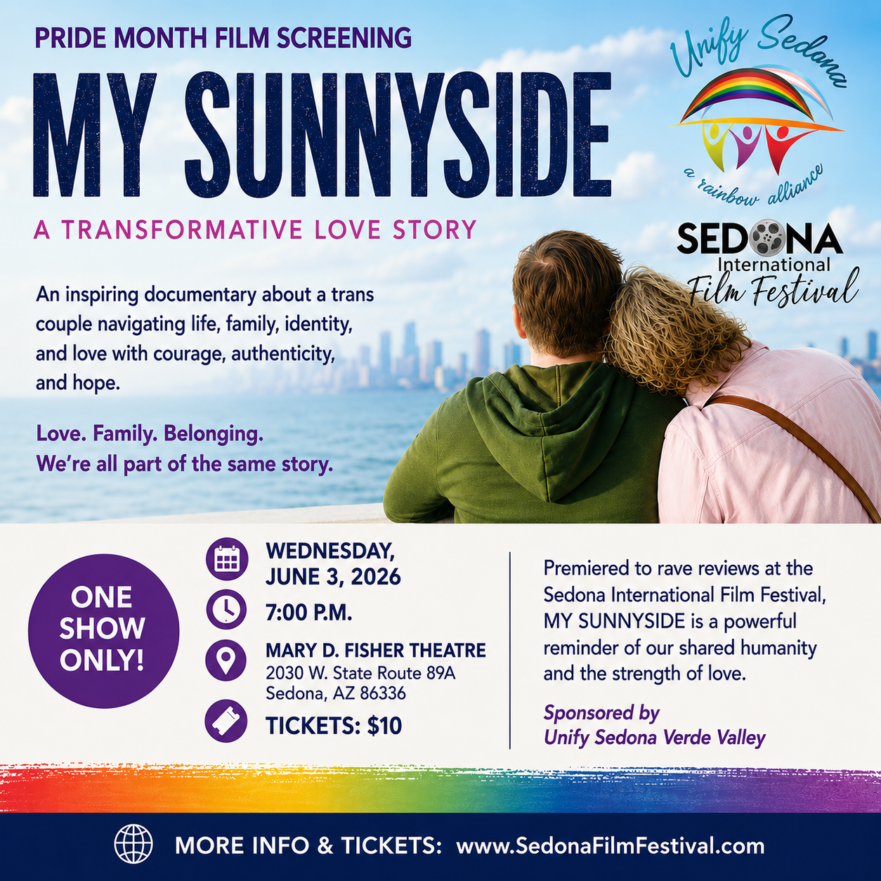 Unify Sedona and Sedona International Film Festival Present My Sunnyside for Pride Month