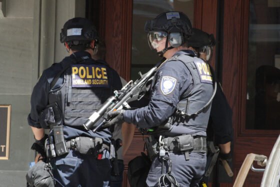 The Rise of the Enforcement Class Police in armor