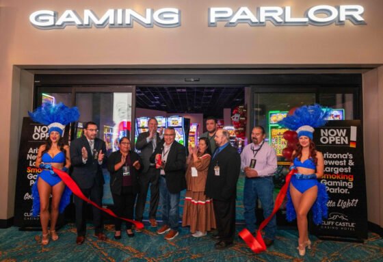 Cliff Castle Casino Opens State-of-the-Arts Smoke-Friendly Gaming Parlor for Smokers and Non-Smokers Alike Ribbon 3