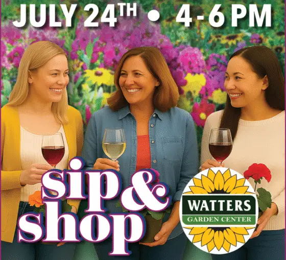 Watters Garden Center Hosts Exclusive “Sip & Shop” Event for Local Schools and Community Watters Garden Center Hosts Exclusive "Sip & Shop" Event for Local Schools and Community