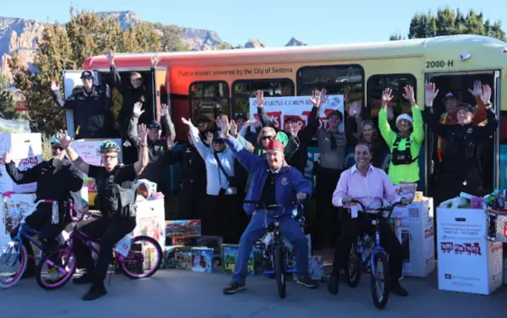 Sedona Airport Comes Through for Toys for Tots Campaign Sedona Airport Comes Through for Toys for Tots Campaign