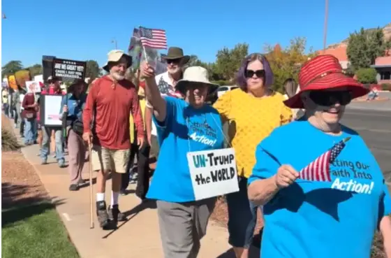 No Kings protest event in the Verde Valley, Arizona