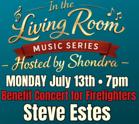 Benefit Concert for Wildfire Relief July 13th In the Living Room Benefit Concert for Wildfire Relief July 13th In the Living Room