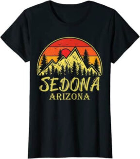 Sedona AZ Mountains Souvenir T Shirt women